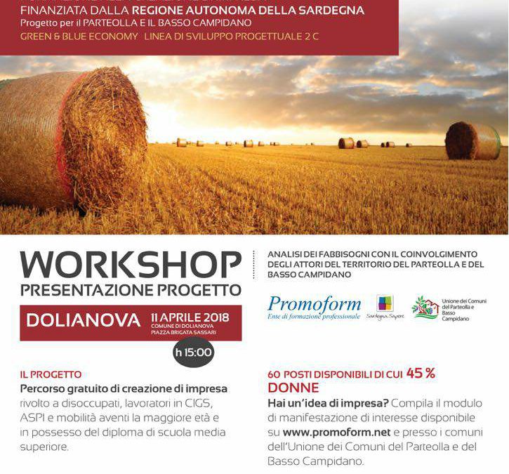 Progetto “Impresa Sinergia”: presentazione del progetto di creazione di impresa